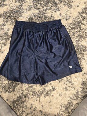 Wilson Velocity Mesh Athletic Shorts | Size XL | Navy Blue